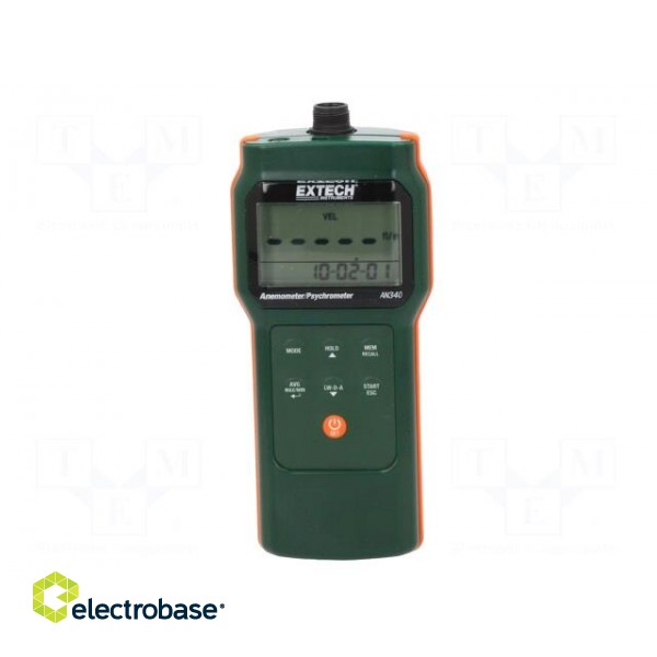 Thermoanemometer | LCD | (4000) | Vel.measur.resol: 0.01m/s image 6