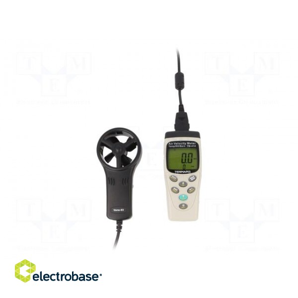 Thermoanemometer | LCD | Velocity measuring range: 0.4÷45m/s image 1