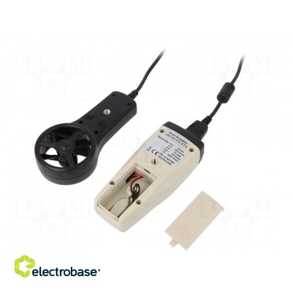 Thermoanemometer | LCD | Velocity measuring range: 0.4÷45m/s фото 3