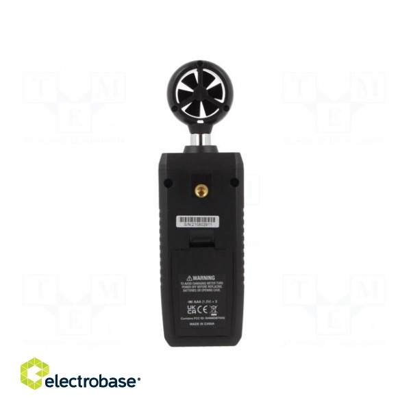 Thermoanemometer | LCD | Velocity measuring range: 1.5÷30m/s фото 7