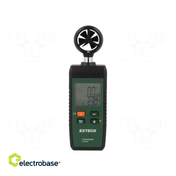Thermoanemometer | LCD | Velocity measuring range: 1.5÷30m/s image 1