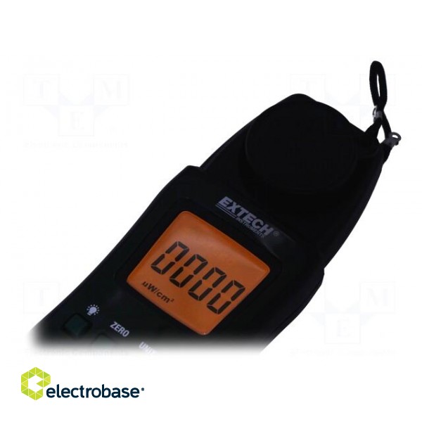Meter: UV | LCD,with a backlit | 1÷3999uW/cm2 | 133x48x23mm | 90g image 2