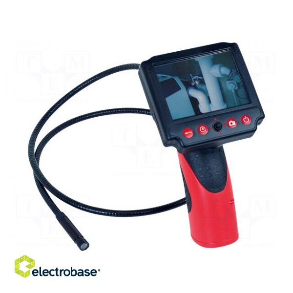 Inspection camera | Display: LCD 3,5" | Cam.res: 640x480 | Len: 1.8m