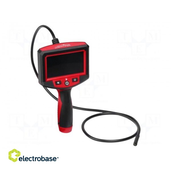 Inspection camera | Display: LCD 4,3" | Cam.res: 480x272 | Len: 1.2m image 1