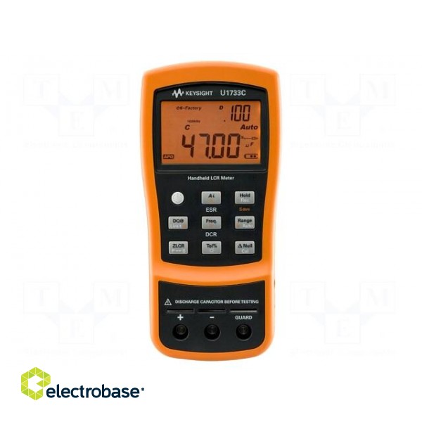 LCR meter | LCD | (20000) | C accuracy: ±(0.5%+5digit) | 184x87x41mm