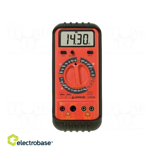 LCR meter | LCD | 3,5 digit (1999) | 1mA@3V | Continuity test: 