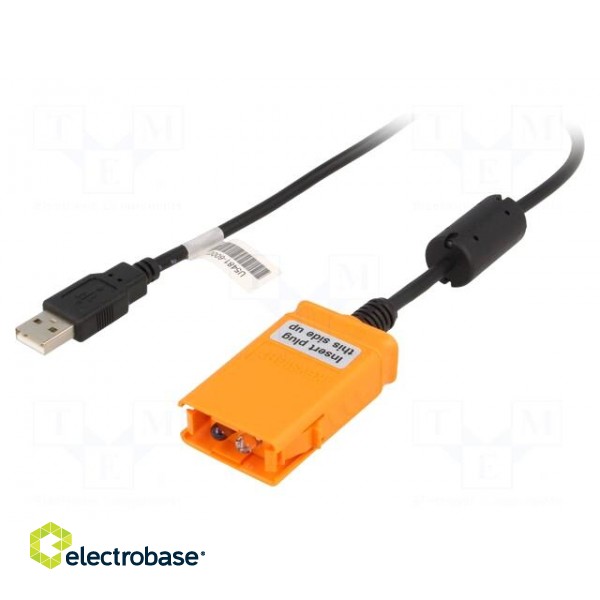 Test acces: USB-IR cable | Application: U1731C,U1732C,U1733C