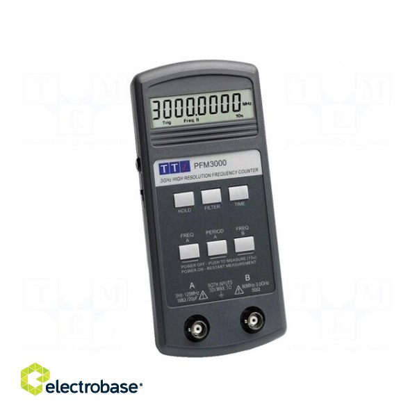 Meter: frequency | LCD | 8,5 digit | 50Ω,1MΩ/20pF | 20h | PFM-CASE