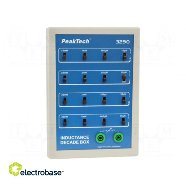Decade box: inductance | 10u÷111,1mH | Number of ranges: 4