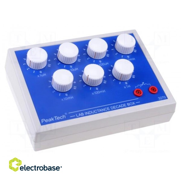 Decade box: inductance | 1u÷11,111H | Number of ranges: 7
