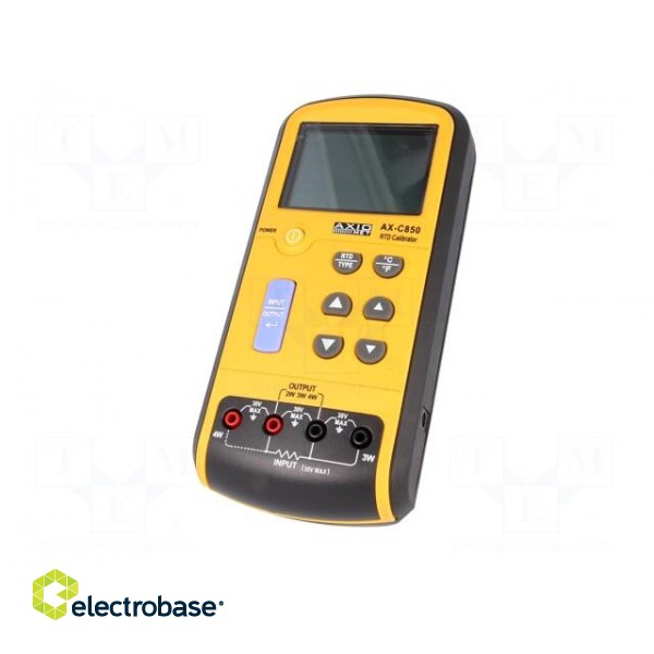 Calibrator | RTD | R range: 0,01÷400/1500/3200Ω | Unit: °C,°F фото 2