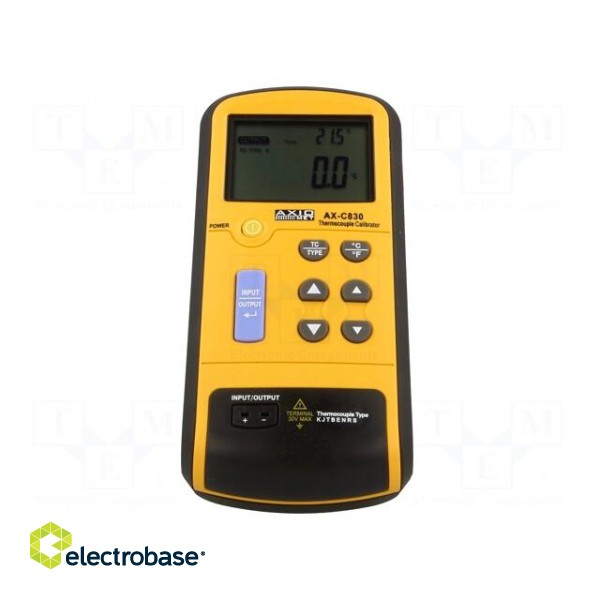 Meter: calibrator | thermocouple | ±(0.025%+2digit) | Unit: °C,°F image 5