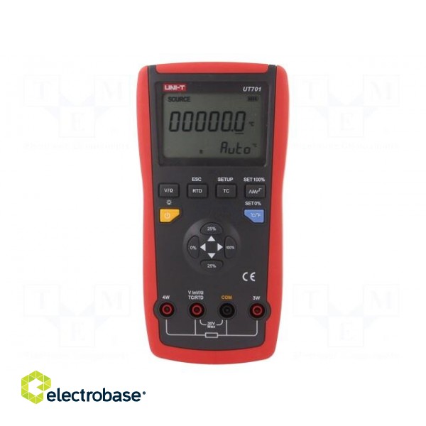 Calibrator | thermocouple | VDC: 1000mV | Unit: °C,°F image 1