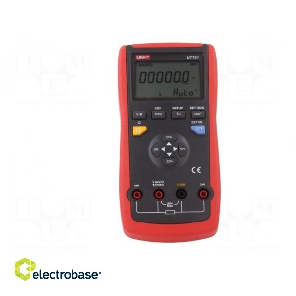 Calibrator | thermocouple | VDC: 1000mV | Unit: °C,°F image 5