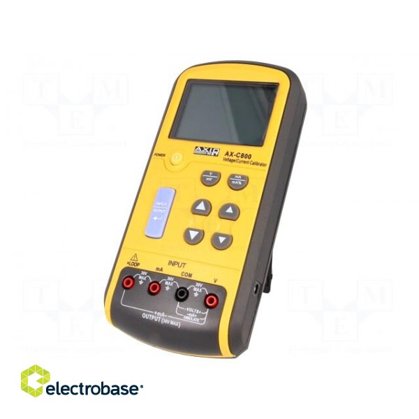 Meter: calibrator | voltage,current | VDC: 0÷100mV,10V | I DC: 0÷24mA image 2