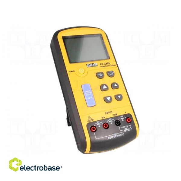 Meter: calibrator | voltage,current | VDC: 0÷100mV,10V | I DC: 0÷24mA image 9