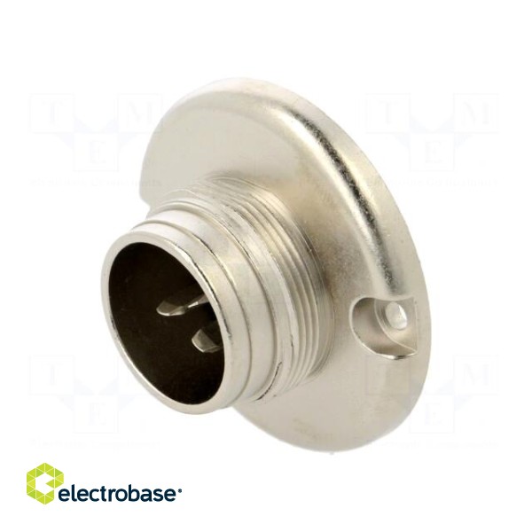 Connector: M25 | socket | male | Plating: silver plated | 250V | 10A фото 1