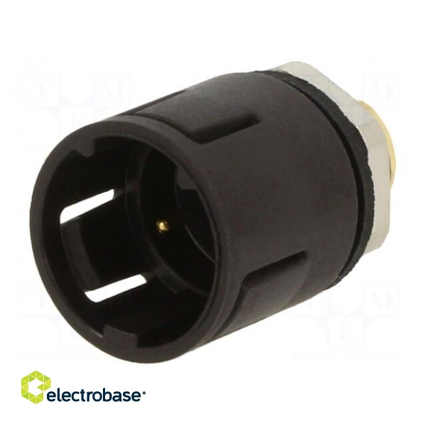 Connector: circular | 620 | 125V | PIN: 3 | socket | male | soldering | 3A фото 1
