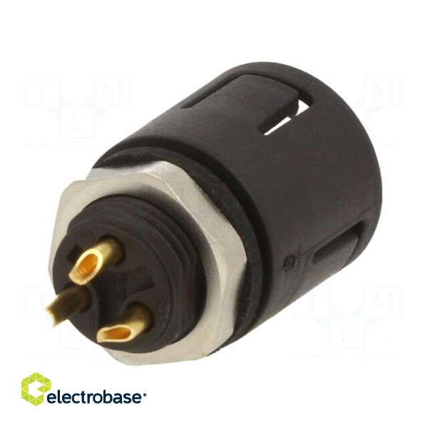 Connector: circular | 620 | 125V | PIN: 3 | socket | male | soldering | 3A image 2