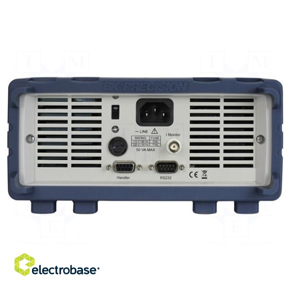 Programmable electronic load DC | 0÷150V | 0÷60A | 350W | 100÷240VAC image 3