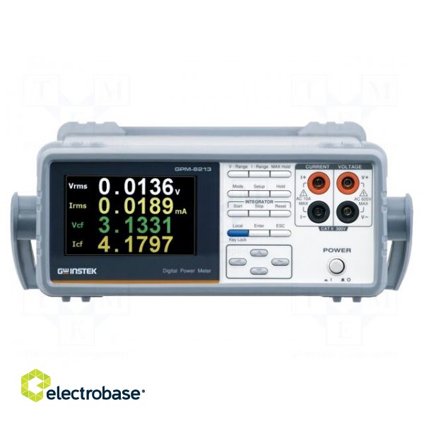 Meter: power | LCD TFT 4" | True RMS | 25A | 700V | 100÷240VAC image 1
