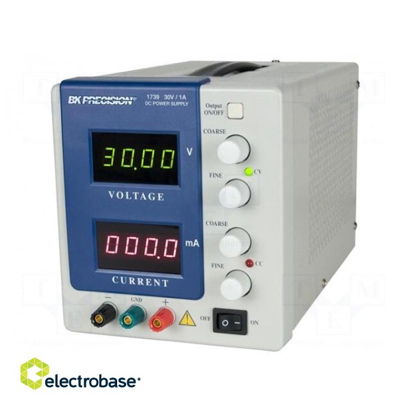 Power supply: laboratory | single-channel,adjustable | 0÷30VDC image 3