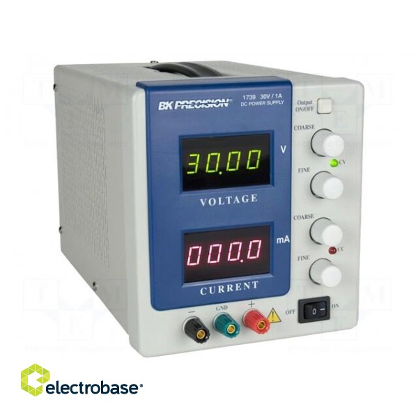 Power supply: laboratory | single-channel,adjustable | 0÷30VDC image 4