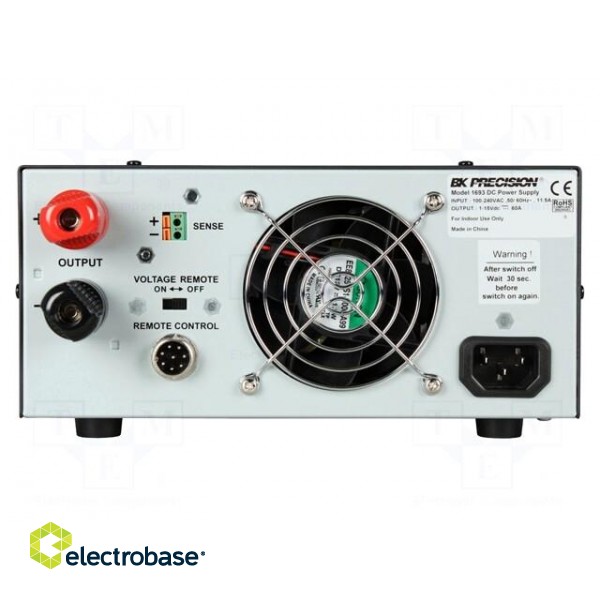 Power supply: laboratory | single-channel,adjustable | 1÷15VDC image 5