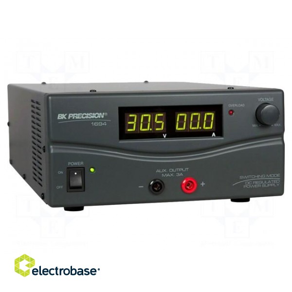 Power supply: laboratory | single-channel,adjustable | 1÷15VDC image 4