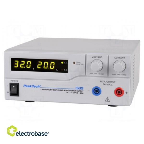 Power supply: laboratory | single-channel,adjustable | 1÷32VDC