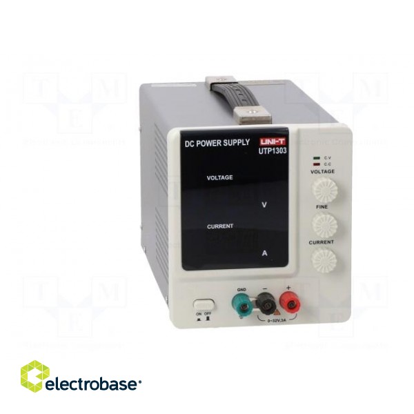 Power supply: laboratory | single-channel,linear | 0÷32VDC | 0÷3A image 10