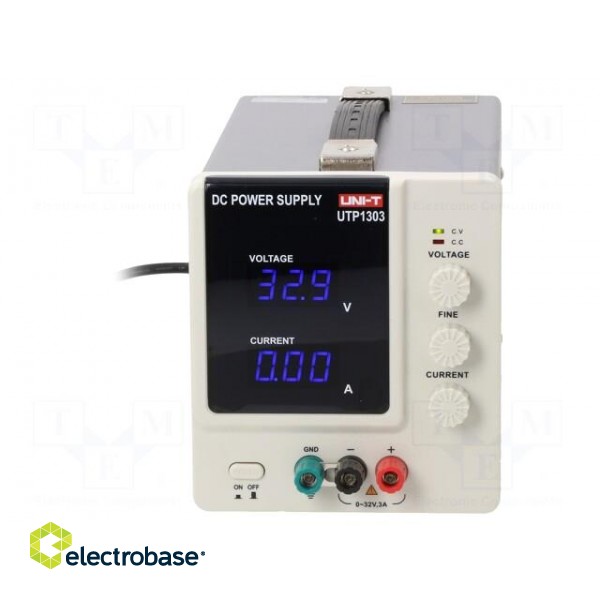 Power supply: laboratory | single-channel,linear | 0÷32VDC | 0÷3A image 2