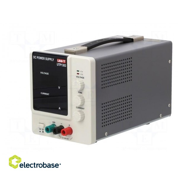 Power supply: laboratory | single-channel,linear | 0÷32VDC | 0÷3A image 3