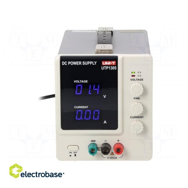 Power supply: laboratory | single-channel,linear | 0÷32VDC | 0÷5A фото 2