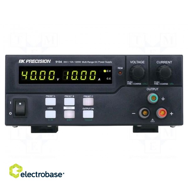 Power supply: laboratory | single-channel,multi- range | 0÷42VDC image 1
