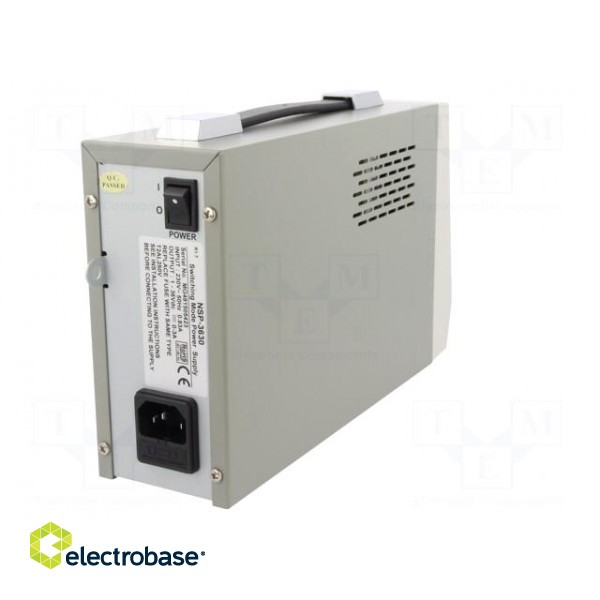 Power supply: laboratory | switched-mode,single-channel | 1÷36VDC image 8