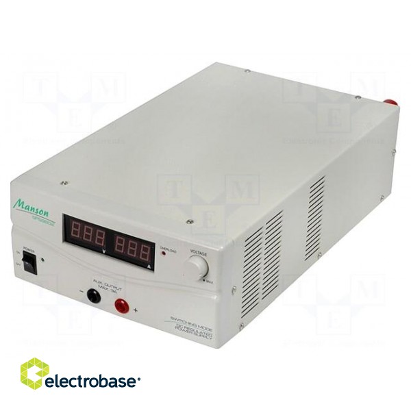 Power supply: laboratory | switched-mode,single-channel | 3A | 30A