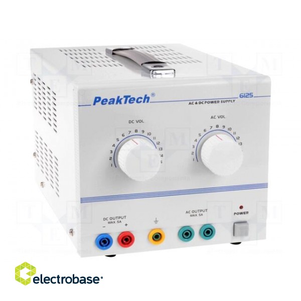 Power supply: laboratory | AC/DC,adjustable,multi-channel | 0÷5A