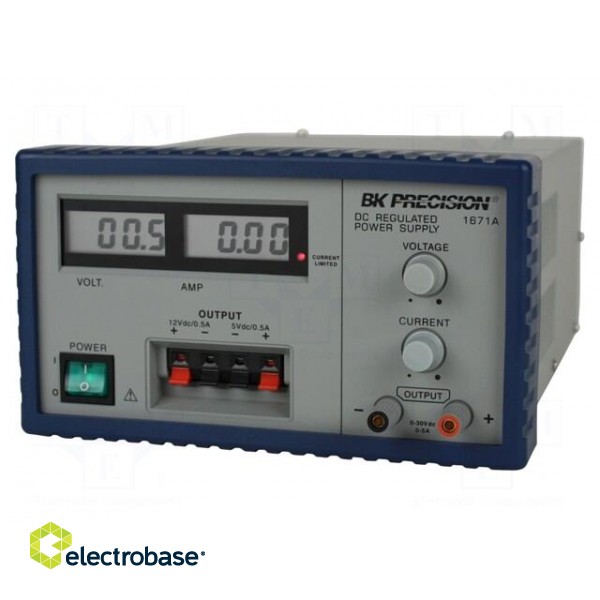 Power supply: laboratory | adjustable,multi-channel | 30VDC | 5A image 3