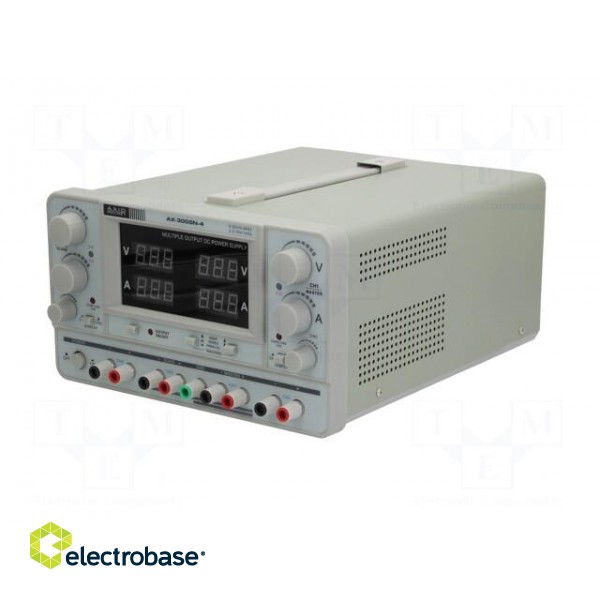 Power supply: laboratory | linear,multi-channel | 0÷30VDC | 0÷5A image 3