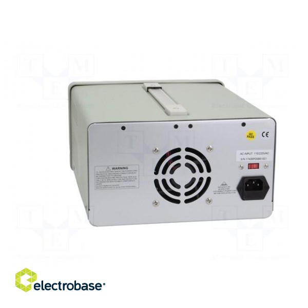 Power supply: laboratory | linear,multi-channel | 0÷30VDC | 0÷5A image 6