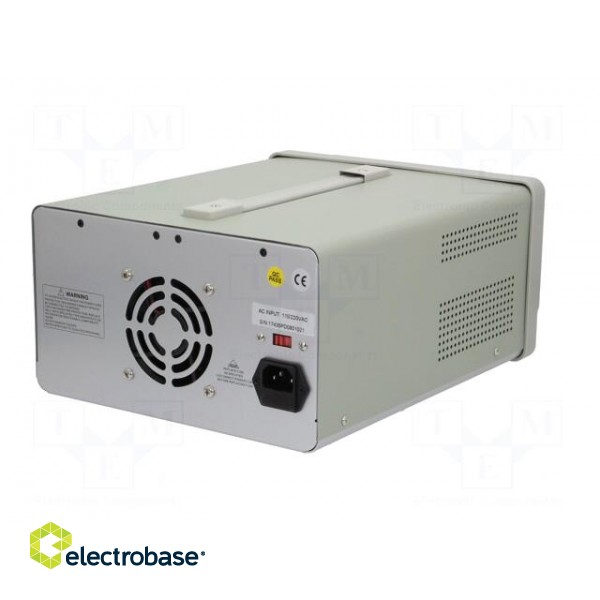 Power supply: laboratory | Channels: 4 | 0÷30VDC | 0÷5A | 0÷30VDC | 0÷5A фото 7