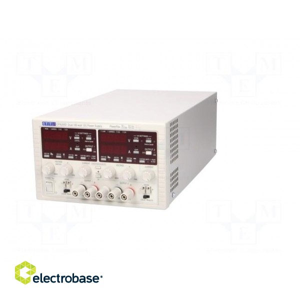 Power supply: laboratory | Channels: 2 | 0÷60VDC | 0÷10A | 0÷60VDC image 2