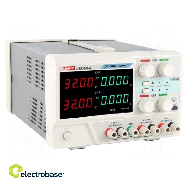 Power supply: laboratory | linear,multi-channel | Ch: 3 | 0÷32VDC image 1