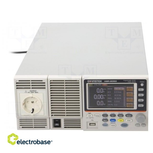 Power supply: programmable laboratory | 0÷175VAC | -250÷250VDC | 5A image 4