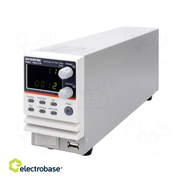 Power supply: programmable laboratory | switched-mode | 0÷160VDC фото 1