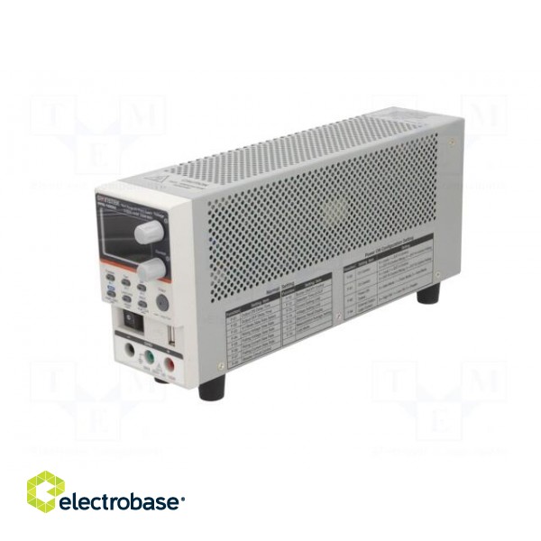 Power supply: programmable laboratory | Ch: 1 | 0÷250VDC | 0÷2A | 100W image 3