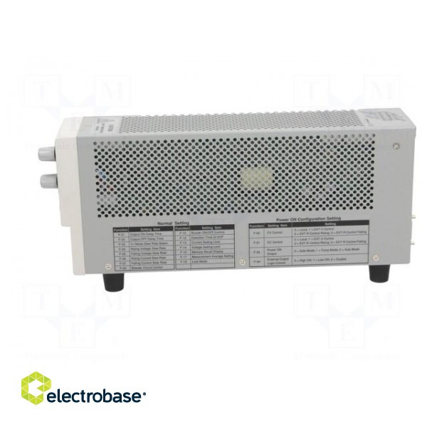 Power supply: programmable laboratory | Ch: 1 | 0÷250VDC | 0÷2A | 100W image 4