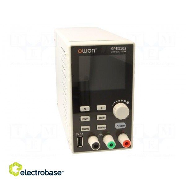Power supply: programmable laboratory | Ch: 1 | 0÷30VDC | 0÷10A | 200W image 10
