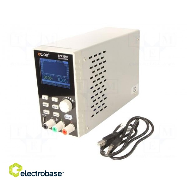Power supply: programmable laboratory | Ch: 1 | 0÷30VDC | 0÷10A | 300W image 2